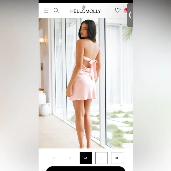 Hello Milly Pink Silk Dress - Picture 3 of 3